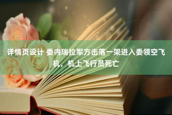 详情页设计 委内瑞拉军方击落一架进入委领空飞机，机上飞行员死亡