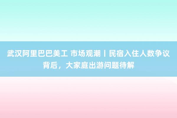 武汉阿里巴巴美工 市场观潮丨民宿入住人数争议背后，大家庭出游问题待解